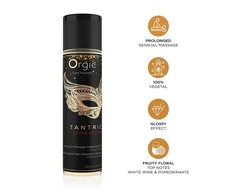 Orgie - tantrinis jausmingas masažo aliejus su vaisių ir gėlių aromatu, dieviškasis nektaras, 200 ml