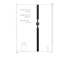 Ouch By Shots Ouch! Adjustable Breathable Ball Gag - Comfortable Hollow Design