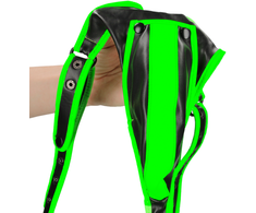 Ouch By Shots Ouch! Glow in the Dark Body Harness S/M - Adjustable Neon System