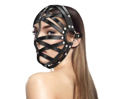 Ouch By Shots Cage Mask - Juodas