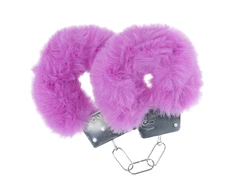 Ouch By Shots Classic Fluffy Handcuffs - Violetinė