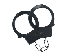 Ouch By Shots You2Toys Classic Metal Handcuffs Juodas - Secure Adjustable Model