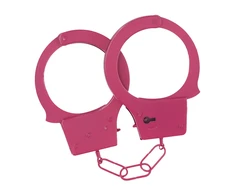 Ouch By Shots Classic Metal Handcuffs - Rožinė