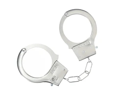 Ouch By Shots Classic Metal Handcuffs - Sidabrinis