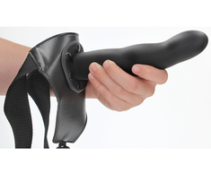 Ouch By Shots Ouch! Curved Adjustable Hollow System 20 cm - Juodas Intimate Wear