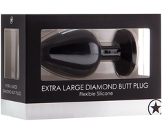 Ouch By Shots Sinner Gear Silicone Intimate Plug Extra Large with Decorative Gem