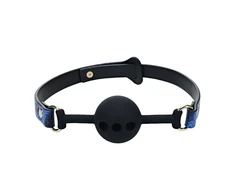 Ouch By Shots Florence Collection - Silicone Ball Gag - Mėlyna
