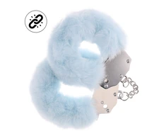 Ouch By Shots Mėlyna Ouch! Heavy-Duty Fluffy Handcuffs Powder Mėlyna - Secure Lock System