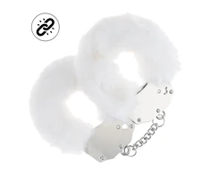 Ouch By Shots Heavy-duty Fluffy Handcuffs - Baltas