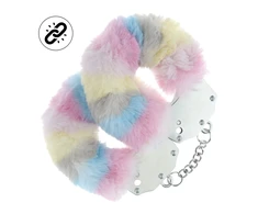 Ouch By Shots Heavy-duty Fluffy Handcuffs - Multicolor 2