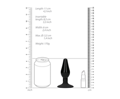 Ouch By Shots Sinner Gear Interchangeable Plug Set Rounded Large Aliuminio/Silicone