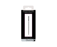 Ouch By Shots Mystim Metal Intimate Training Rod 4 mm - Precision Stainless Steel Model
