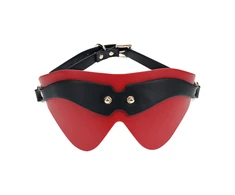 Ouch By Shots Milan Collection - Blindfold - Juodas/Raudona