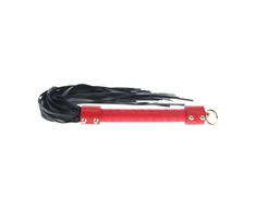 Ouch By Shots Milan Collection - Flogger - Juodas/Raudona