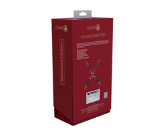 Ouch By Shots Milan Collection - Hogtie Connectors - Juodas/Raudona