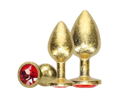 Ouch By Shots Milan Collection - Metal Anal Plug Set - Gold