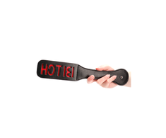 Ouch By Shots Ouch! Paddle Leather Impact Tool Reversed Imprint Juodas 32 cm