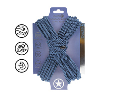 Ouch By Shots Mėlyna LoversPremium Polyester Bondage Rope 10m Navy Mėlyna - Soft Restraint Cord