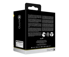 Ouch By Shots PU Leather Chastity Jock - Juodas
