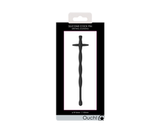 Ouch By Shots Triune Silicone Urethral Dilator Flexible 8 mm Body-Safe Juodas