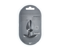 Ouch By Shots Lygus silikoninis analinis kištukas – vidutinis – 3,1 / 7,9 cm – metalinis ginklas