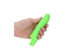 Ouch By Shots Ouch! Glow in the Dark Flexible Sheath - Stretchable Neon Žalias