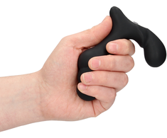 Ouch By Shots OUCH! Stacked Prostate Massager Juodas with Remote Control - 10 Modes