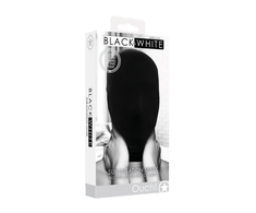 Ouch By Shots Kiotos Subjugation Mask Juodas Stretch Hood with Rear Zipper Closure