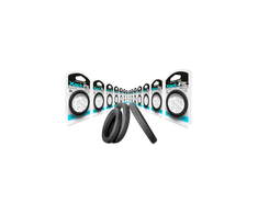 PerfectFitBrand Perfect Fit Xact-Fit #16 Precision 2-Ring Set, Soft Silicone, Juodas