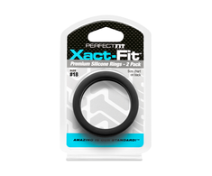 PerfectFitBrand Perfect Fit Xact-Fit #18 Intimate Support Rings 2 vnt., Soft Silicone