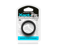 PerfectFitBrand Perfect Fit Xact-Fit #15 Precision Fit Ring 2 vnt. - Flexible Silicone