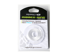 Perfect Fit Ribbed Ring Clear - Durable Anatomical Comfort Band