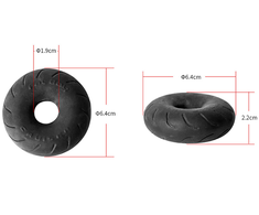 Perfect Fit SilaSkin Cruiser Ring Clear - Ultra-Stretchy Comfort 6.4cm