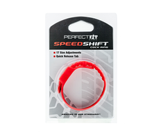 PerfectFitBrand Perfect Fit Speed Shift Adjustable Intimate Ring - Universal Fit, Raudona