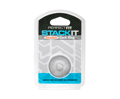 PerfectFitBrand Perfect Fit Stackit Clear SilaSkin Ultra-Soft Adjustable Ring