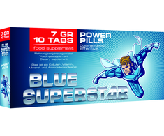 Pharmquests By Shots Mėlyna Mėlyna Superstar Premium Capsules - Advanced Performance Formula, 2 pcs