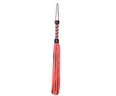Prowler Red Prowler Raudonas Flogger 33'' - Juodas/Raudona Leather Impact Tool