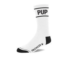 Prowler Red Prowler Raudonas Pup Socks Baltas/Juodas - Classic Logo Crew Socks