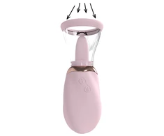 Pumped By Shots Rožinė Boost - Rechargeable Vulva and Breast Pump - Rožinė