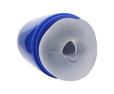 Pumped By Shots Mėlyna Pulsar Vibrobator Intimate Device Metallic Mėlyna with Suction &amp; Vibration