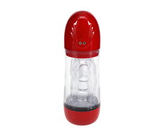 Pumped By Shots Shots SonicPull Intimate Suction &amp; Vibration Device Metallic Raudona