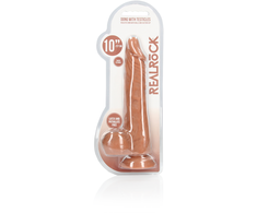 Realrock By Shots Alive Dong Model 25 cm TPE with Suction Cup and Testicular Base