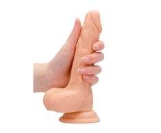 Realrock By Shots Dongas su sėklidėmis - 7/17 cm