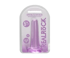 Realrock By Shots Realrock Dildo, mažas, lygus, su stipriu siurbtuku, 13,5 cm