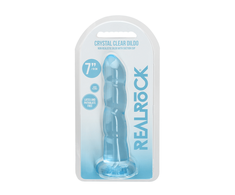 Realrock By Shots REALROCK Crystal Clear Intimate Model 17 cm with Suction Base