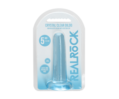 Realrock By Shots REALROCK Crystal Clear Intimate Machine 13.5 cm with Suction Base Transparent