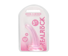 Realrock By Shots REALROCK Crystal Clear Model 5 - Transparent Intimate Device with Suction Cup 11.5 cm