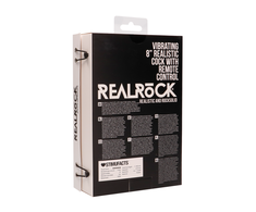 Realrock By Shots RealRock Model 10 Premium Intimate Machine with Scrotum 25cm rusvai gelsvas