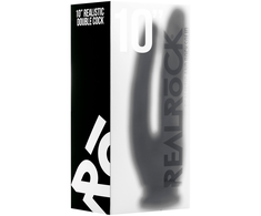 Realrock By Shots RealRock Double Model 10/25 cm Dual-Ended Anatomical System, Skin Tone