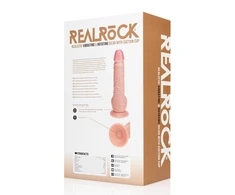 Realrock By Shots RealRock Vibrating &amp; Rotating Model 20.5 cm Suction Base Flesh Tone